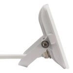 Projecteur LED slim blanc plat avec support réglable