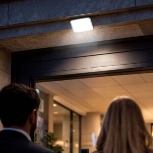 Projecteur LED Slim Crystal 120lm/W IP65 10W Blanc Blanc chaud 3000K