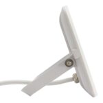 Projecteur LED slim blanc profil plat, support orientable pour fixation murale