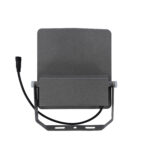 Projecteur LED extérieur gris foncé boîtier métallique avec support réglable et câble de connexion