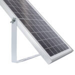 Panneau solaire cadre aluminium avec support inclinable et cellules photovoltaïques sombres