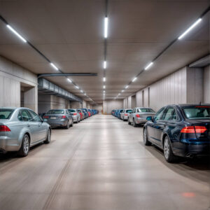 Réglette Étanche 60cm IP65 con Tubo LED Cristal 9W 140lm/W Blanc neutre 4000K