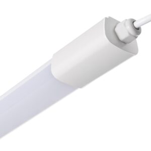 Réglette Étanche LED 120cm 36W Batten IP65 Blanc chaud 3200K