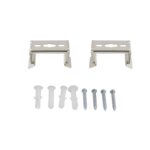 Supports de fixation pour réglette LED avec chevilles et vis