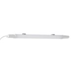 Réglette LED étanche 60 cm, boîtier blanc plastique, fixation plafond ou murale