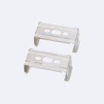 Clips de fixation transparents en plastique pour réglette LED