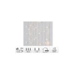 Rideau Guirlande LED Extérieur 480LEDS 2m Transparent