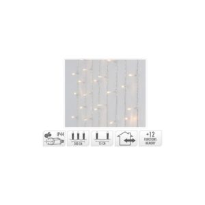 Rideau Guirlande LED Extérieur 480LEDS 2m Transparent