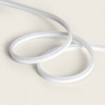 Ruban néon LED flexible blanc en silicone