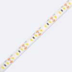 Ruban LED SMD 120 LED/m 8 mm, bande flexible blanche avec LED et composants SMD visibles