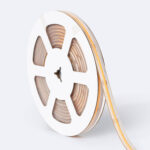 Ruban LED en bobine, bande flexible avec puces LED jaunes et gaine transparente