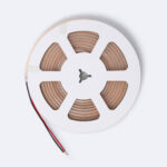 Ruban LED en bobine, flexible sur rouleau avec fils d'alimentation rouge et noir