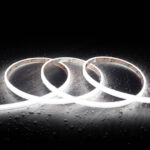 Ruban LED 24V COB 320 LED/m 5m 10W/m 1000lm/m Largeur 10mm Coupe 5cm IP65 CRI90 Blanc froid 6000K