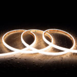 Ruban LED 24V COB 320 LED/m 5m 10W/m 1000lm/m Largeur 10mm Coupe 5cm IP65 CRI90 Blanc neutre 4000K