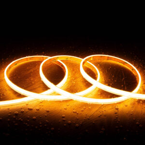 Ruban LED 24V COB 320 LED/m 5m 10W/m 1000lm/m Largeur 10mm Coupe 5cm IP65 CRI90 Super chaud 2200K