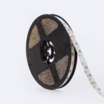 Ruban LED sur bobine, bande flexible blanche avec LED SMD visibles