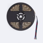 Ruban LED flexible sur bobine avec 4 conducteurs colorés SMD