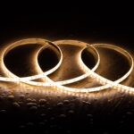 Ruban LED 24V SMD 120 LED/m 5m 10W/m 1000lm/m Largeur 8mm Coupe 5cm IP65 Blanc neutre 4000K