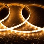 Ruban LED flexible super chaud 2200K, bande étroite lumineuse pour éclairage extérieur