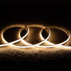 Ruban LED 24V WCOB 252 LED/m 5m 12W/m 1080lm/m Largeur 10mm FreeCut IP65 CRI90 SILICONE FLEX Blanc neutre 4000K