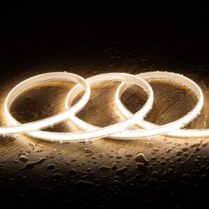 Ruban LED Dimmable 220V COB 320 LED/m Blanc Neutre 8W/m 720lm/m Largeur 12mm Coupe 50cm IP65 CRI90 Sur mesure 50 m
