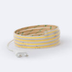 Ruban LED silicone flexible COB enroulé avec prise secteur EU