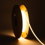 Ruban LED Dimmable 220V COB Auto-redressement 480 LED/m BOBINE 20m 12W/m 900lm/m Super Étroite Largeur 6.5mm Coupe 10cm IP65 Blanc chaud 2700K