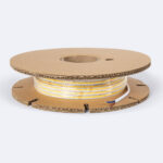 Ruban LED en bobine, bande blanche COB à LED jaunes sur support carton