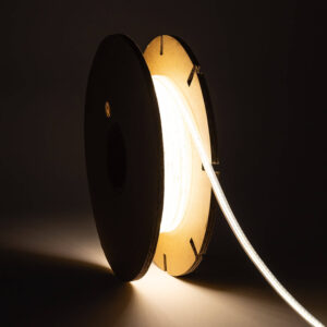 Ruban LED Dimmable 220V COB Auto-redressement 480 LED/m BOBINE 20m 12W/m 900lm/m Super Étroite Largeur 6.5mm Coupe 10cm IP65 Blanc neutre 4000K