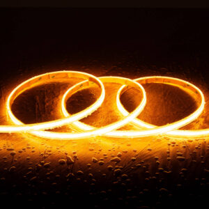 Ruban LED Dimmable 220V COB Auto-redressement 560 LED/m 14W/m 1250lm/m SILICONE FLEX IC2 Largeur 10mm Coupe 10cm IP65 Sur mesure 5 m Super chaud 2200K