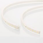 Ruban LED flexible étanche en silicone transparent, modules SMD alignés