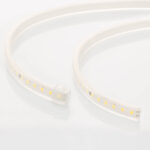 Ruban LED 220V en gaine silicone transparente, SMD 120 LED/m, largeur 12 mm