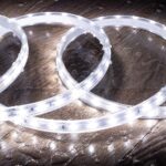 Ruban LED blanc froid flexible et étanche, enroulé