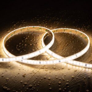 Ruban LED Dimmable 220V SMD Auto-redressement 120 LED/m 17W/m 2040lm/m SILICONE FLEX IC2 Largeur 12mm Coupe 10cm IP65 Sur mesure 3 m