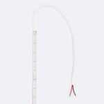 Ruban LED étroit gainé silicone avec câble deux fils rouge et noir