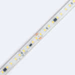 Ruban LED SMD flexible en silicone, bande blanche avec LEDs SMD montées