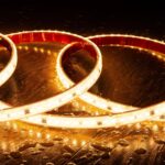 Ruban LED silicone flexible super chaud 2200K enroulé