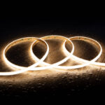 Ruban LED silicone flexible enroulé, éclairage blanc neutre 4000K