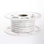 Ruban LED flexible blanc enroulé sur bobine, LED SMD visibles