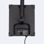 Panneau solaire rectangulaire avec piquet de fixation et câble