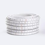 Ruban LED flexible blanc avec LED SMD enroulé sur bobine
