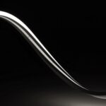 Ruban LED néon blanc froid flexible slim courbé