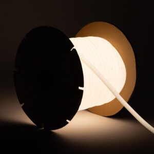 Ruban LED Néon Dimmable 220V BOBINE 50m Circulaire SFLEX14 8W/m Coupe 100cm IP65 Blanc neutre 4000K