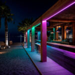 Ruban LED Néon Dimmable 220V BOBINE 50m RGB Semi-Circulaire 180 9W/m Coupe 100cm IP67