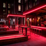 Ruban LED Néon Dimmable 220V BOBINE 50m Rouge Semi-Circulaire 180 7.5W/m Coupe 100cm IP67