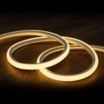 Ruban LED Néon Dimmable 220V Blanc Chaud Semi-Circulaire 180 7.5W/m Coupe 100cm IP67 Sur mesure 1 m