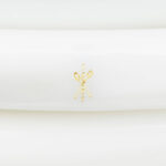 Ruban néon LED flexible blanc, profil circulaire étanche avec marquage doré