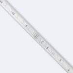 Ruban LED RGB SMD 60 LED/m, bande flexible blanche avec composants SMD visibles