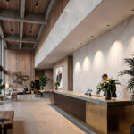 Spot encastrable LED rond noir, lumière blanc neutre, encastré au plafond, faisceaux dirigés sur mur