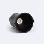 Spot Downlight LED 24W Coupe Ø 90 mm Deep Blanc chaud Noir 2700K